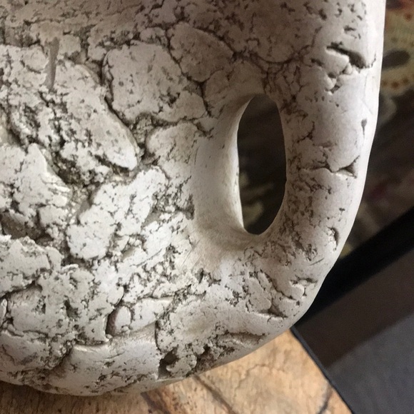 Primitive Pitcher Vase Heavy Unique Clay - Picture 7 of 14